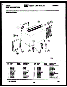 06 - Cabinet And Installation Parts parts for Frigidaire Air Conditioner AM12C4EYA from AppliancePartsPros.com