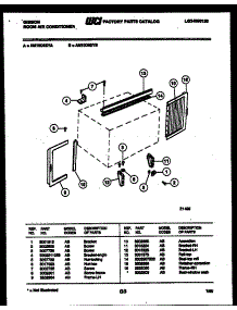 08 - Cabinet And Installation Parts parts for Frigidaire Air Conditioner AM10C6EYA from AppliancePartsPros.com