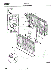 05 - Compressor Parts parts for Frigidaire Air Conditioner GAB067F7B1 from AppliancePartsPros.com