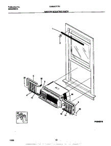 06 - Window Mounting Parts parts for Frigidaire Air Conditioner GAB067F7B1 from AppliancePartsPros.com