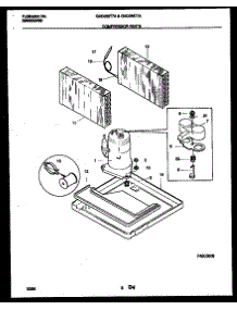 05 - Compressor Parts parts for Frigidaire Air Conditioner GAC056T7A1 from AppliancePartsPros.com