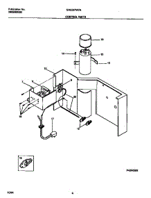 03 - Control Parts parts for Frigidaire Air Conditioner GAC067W7A1 from AppliancePartsPros.com