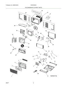 03 - Recommended Spare Parts parts for Gibson Air Conditioner GAM185Q2A3 from AppliancePartsPros.com