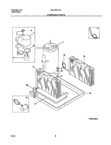 09 - Compressor Parts parts for Gibson Air Conditioner GAL123K1A3 from AppliancePartsPros.com