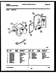03 - Electrical Parts parts for Frigidaire Air Conditioner GAS183T2K1 from AppliancePartsPros.com