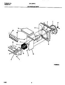 04 - Air Handling Parts parts for Frigidaire Air Conditioner GAL128W1A3 from AppliancePartsPros.com