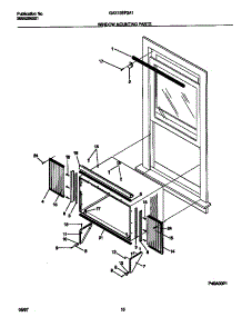 06 - Window Mounting Parts parts for Frigidaire Air Conditioner GAX13EF2A1 from AppliancePartsPros.com