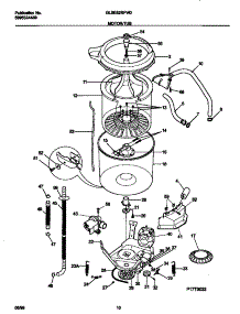 06 - P17t0033 Wshr Mtr,Hose parts for Frigidaire Washer Dryer Combo GLSE62RFW0 from AppliancePartsPros.com