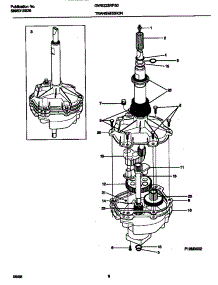04 - Transmission parts for Frigidaire Washer GWS223RFS0 from AppliancePartsPros.com