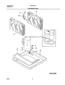 09 - Compressor Parts parts for Gibson Air Conditioner GAS254J2A4 from AppliancePartsPros.com