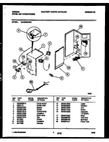 03 - Electrical Parts parts for Frigidaire Air Conditioner GAS258P2K2 from AppliancePartsPros.com