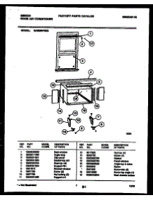 06 - Cabinet And Installation Parts parts for Frigidaire Air Conditioner GAS258P2K2 from AppliancePartsPros.com
