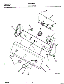 05 - P12c0081 Control Panel parts for Frigidaire Washer DWS445RHS0 from AppliancePartsPros.com