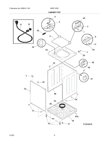 03 - Cabinet / Top parts for Gibson Washer GWS1339CS0 from AppliancePartsPros.com
