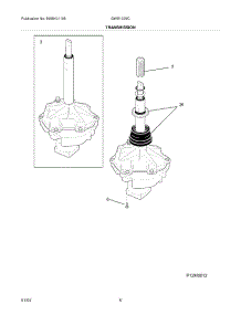 07 - Transmission parts for Gibson Washer GWS1339CS0 from AppliancePartsPros.com