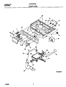 02 - P12c0075 Control Panel parts for Frigidaire Washer GWT645RHS0 from AppliancePartsPros.com