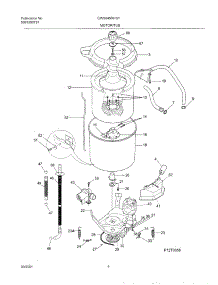 05 - Wshr Mtr,Hose parts for Gibson Washer GWS645RHS1 from AppliancePartsPros.com