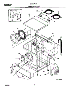 03 - P12v0024 Wshr Cab,Door parts for Frigidaire Washer GWT645RHS0 from AppliancePartsPros.com