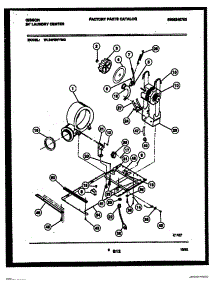04 - Blower, Idler Arm Clutch And Motor parts for Frigidaire Washer Dryer Combo WL24F2WYMC from AppliancePartsPros.com