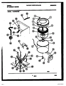 05 - Tub And Water Inlet parts for Frigidaire Washer Dryer Combo WL24F2WYMC from AppliancePartsPros.com