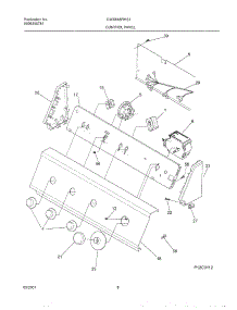 09 - Control Panel parts for Gibson Washer GWS645RHS1 from AppliancePartsPros.com