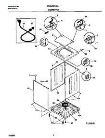 02 - P12v0019 Wshr Cab,Top parts for Frigidaire Washer GWX433RHS0 from AppliancePartsPros.com