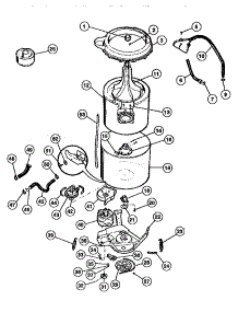 03 - Tub parts for Frigidaire Washer GWX435RBD1 from AppliancePartsPros.com