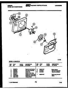 04 - Air Handling Parts parts for Frigidaire Air Conditioner AL08C4EVA1 from AppliancePartsPros.com