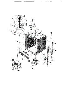 07 - Outer Tub Components parts for Frigidaire Dishwasher DWU4005W2 from AppliancePartsPros.com