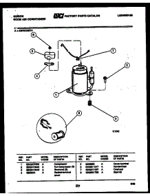 06 - Compressor Parts parts for Frigidaire Air Conditioner AM10C5EYA from AppliancePartsPros.com