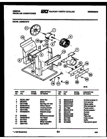 03 - Electrical And Air Handling Parts parts for Frigidaire Air Conditioner AS08B4SYB from AppliancePartsPros.com