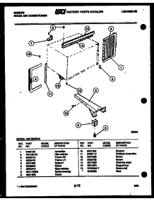 06 - Cabinet And Installation Parts parts for Frigidaire Air Conditioner AM12E4EVA from AppliancePartsPros.com