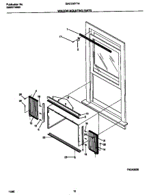 06 - Window Mounting Parts parts for Frigidaire Air Conditioner GAC056Y7A1 from AppliancePartsPros.com
