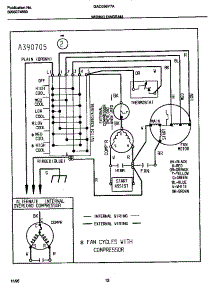 07 - Wiring Diagram parts for Frigidaire Air Conditioner GAC056Y7A1 from AppliancePartsPros.com