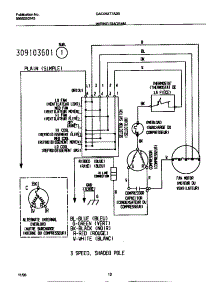 07 - Wiring Diagram parts for Frigidaire Air Conditioner GAC053T7A2B from AppliancePartsPros.com