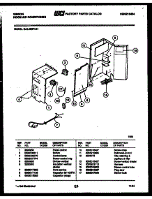 03 - Electrical Parts parts for Frigidaire Air Conditioner GAL095P1A1 from AppliancePartsPros.com