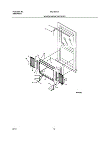 11 - Window Mounting parts for Gibson Air Conditioner GAL103K1A1 from AppliancePartsPros.com
