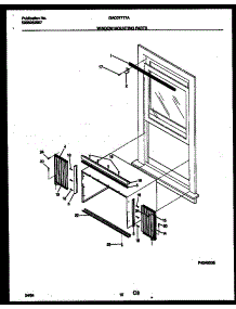 06 - Window Mounting Parts parts for Frigidaire Air Conditioner GAC077T7A2 from AppliancePartsPros.com