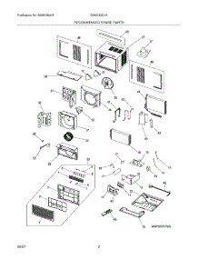 03 - Replacement Parts parts for Gibson Air Conditioner GAM183Q1A1 from AppliancePartsPros.com