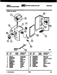 03 - Electrical Parts parts for Frigidaire Air Conditioner GAL108P1A1 from AppliancePartsPros.com