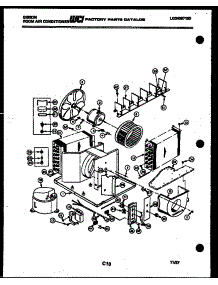 03 - Electrical And Air Handling Parts parts for Frigidaire Air Conditioner AM16E4RTBA from AppliancePartsPros.com