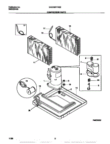 05 - Compressor Parts parts for Frigidaire Air Conditioner GAC066Y7A5B from AppliancePartsPros.com