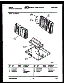 05 - Unit Parts parts for Frigidaire Air Conditioner GAL108P1A1 from AppliancePartsPros.com