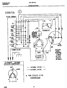 07 - Wiring Diagram parts for Frigidaire Air Conditioner GAL106F1A3 from AppliancePartsPros.com