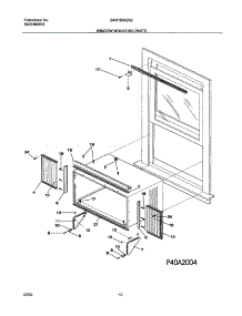 11 - Window Mounting Parts parts for Gibson Air Conditioner GAS183K2A2 from AppliancePartsPros.com