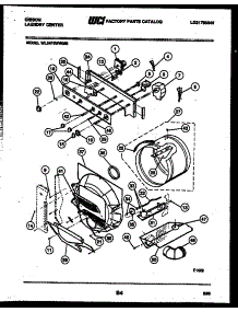 03 - Control, Seal And Drum Assembly parts for Frigidaire Washer Dryer Combo WL24F2WWMB from AppliancePartsPros.com