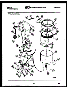 05 - Tub Detail parts for Frigidaire Washer Dryer Combo WL24F2WWMA from AppliancePartsPros.com