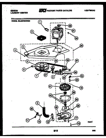 06 - Motor And Pump Parts parts for Frigidaire Washer Dryer Combo WL24F2WWMB from AppliancePartsPros.com