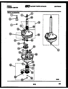 07 - Transmission Parts parts for Frigidaire Washer Dryer Combo WL24F2WWMB from AppliancePartsPros.com