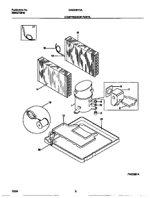 05 - Compressor Parts parts for Frigidaire Air Conditioner GAS228Y2A1 from AppliancePartsPros.com